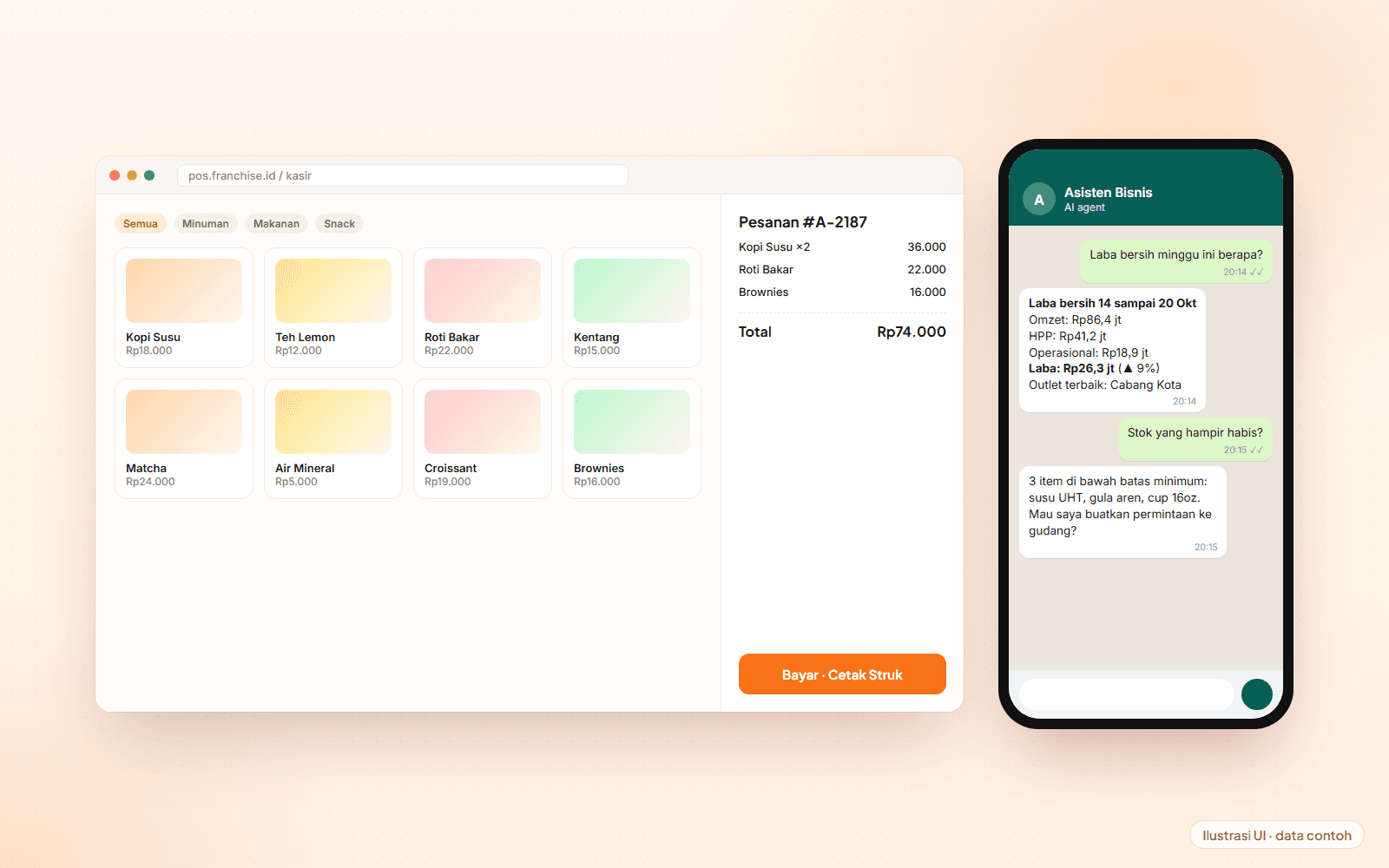 Integrated Business Automation Suite | POS, Warehouse & AI WhatsApp Agents